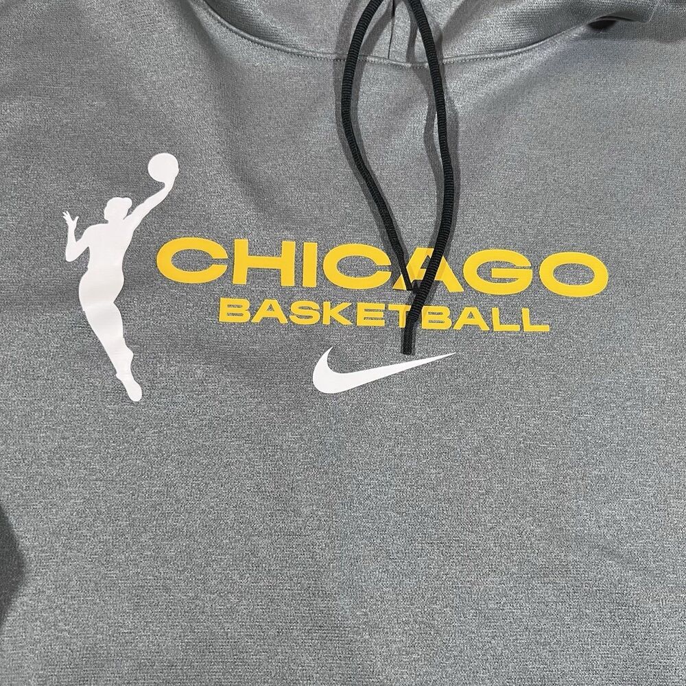 Chicago Sky Nike Dri Fit Pullover Hoodie Sweatshirt Men's Small Tall WNBA - Picture 5 of 9